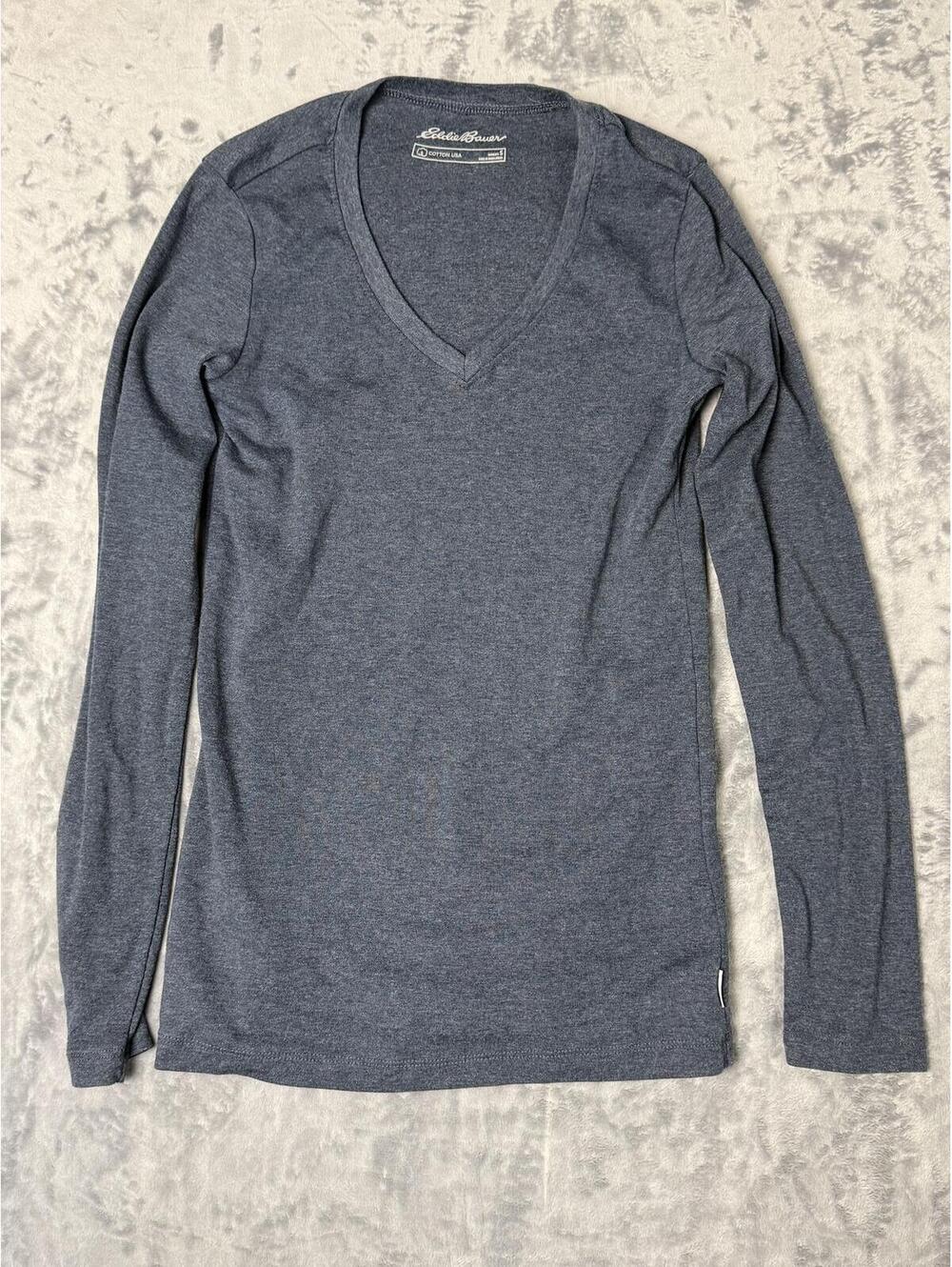 Eddie Bauer womenโs Long Sleeve T-Shirt Size S. Casual outdoor